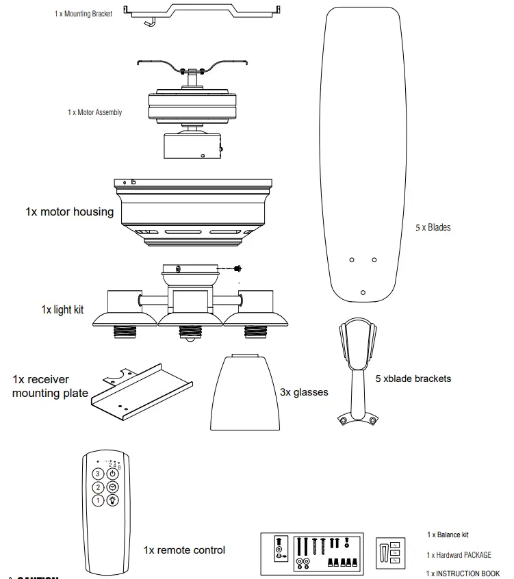 Parrot-Uncle-F6291110V-52-Inch-Chrome-Indoor-Flush-Mount-Ceiling-Fan-2