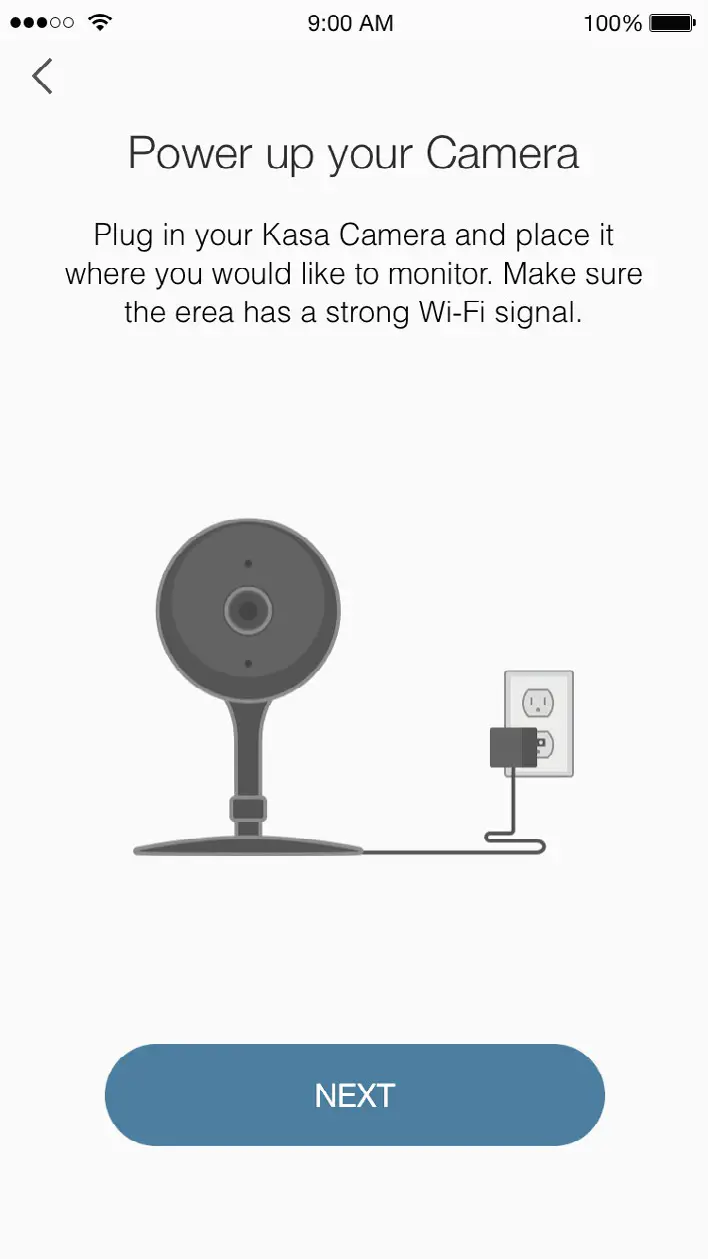 tp-link Kasa Cam Indoor- Configure Camera