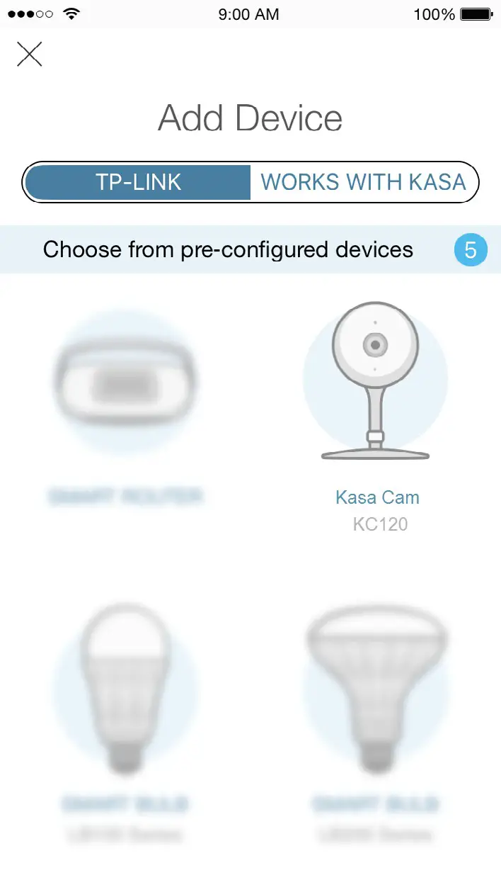 tp-link Kasa Cam Indoor- Start Setup