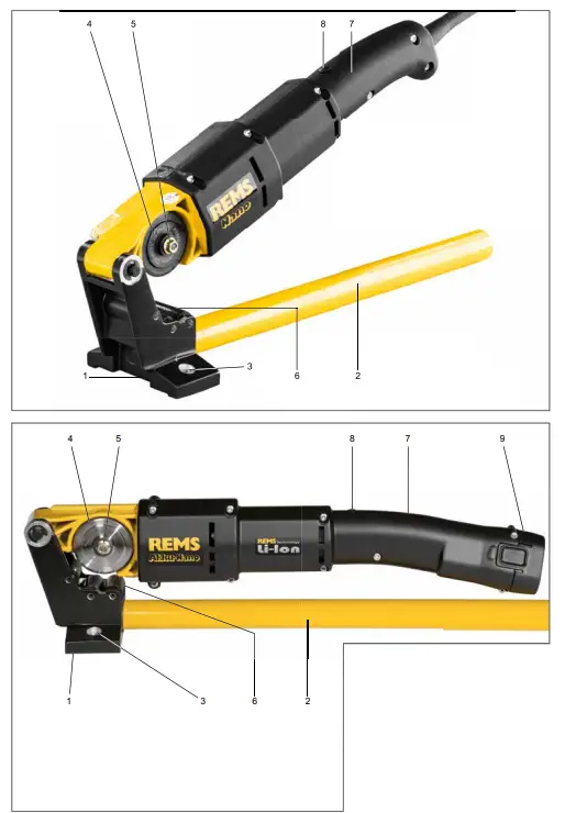 REMS 844011 Akku-Nano Cordless pipe cutter 1