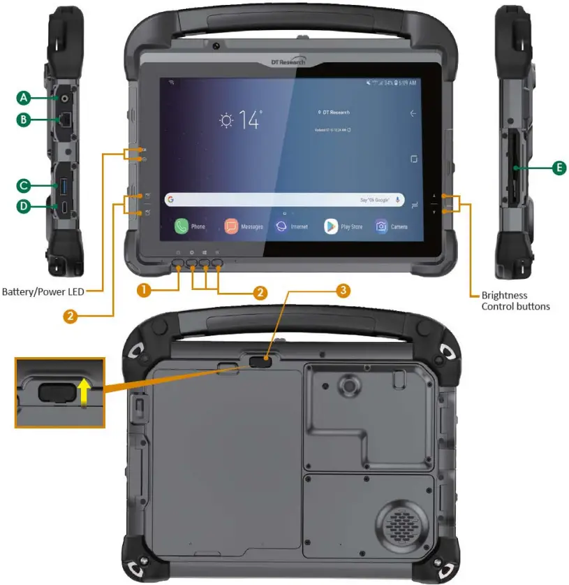DT Research DT301Y Rugged Tablet - Overview