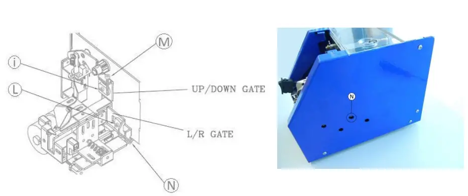 KOLVER NFK N14 Automatic Screw Feeder - Bit guide & track cover 6