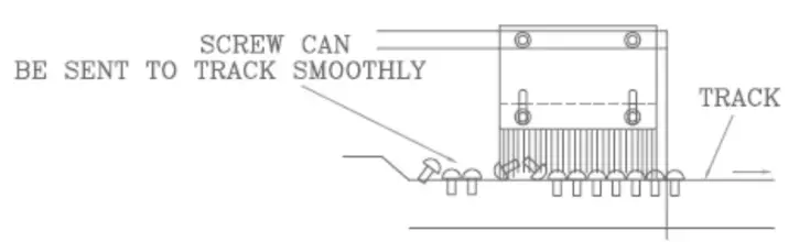 KOLVER NFK N14 Automatic Screw Feeder - Brush adjustment