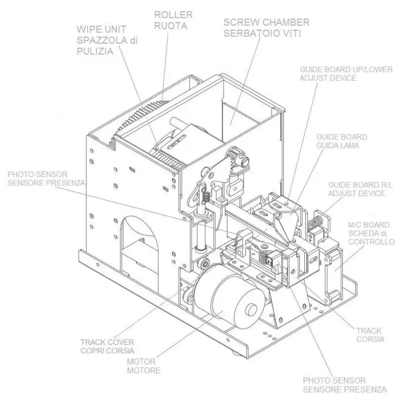 KOLVER NFK N14 Automatic Screw Feeder - Mechanical description