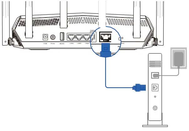 ASUS TUF AX5400 TUF Gaming AX5400 Dual Band WiFi 6 Router - router with