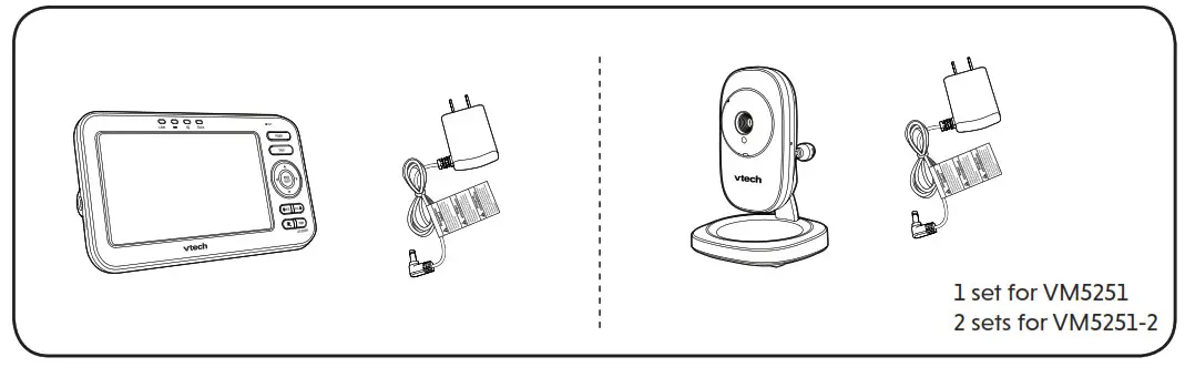 vtech Full Color Video Monitor - Parent unit overview