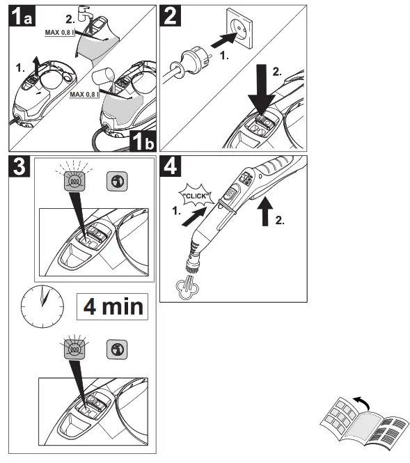 KARCHER SC 4 EasyFix Steam Cleaner - fig