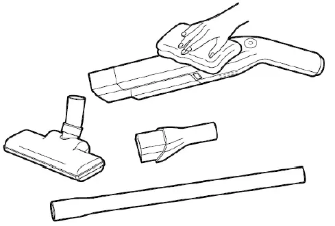 Rasonic RVC-AJ41 Cordless Handheld Vacuum Cleaner-16