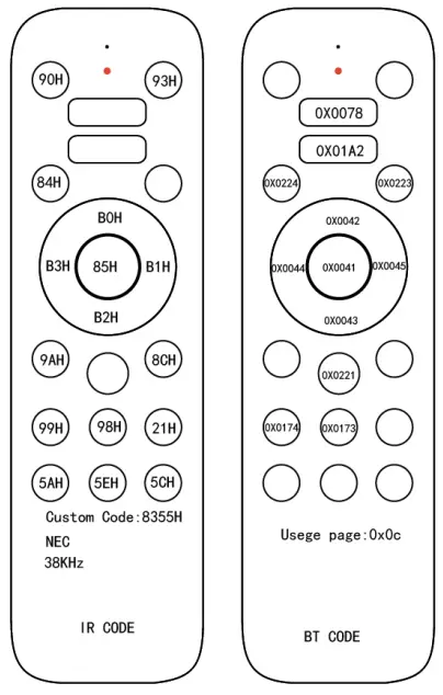 EPSON WH 55 Remote Controller - FIG 2