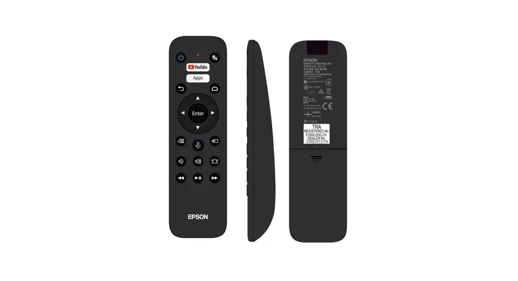 Epson Wh-55 Remote Controller Instruction Manual