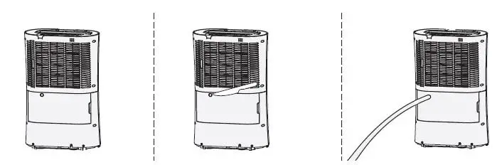 electriQ Compressor Dehumidifier - CONTINUOUS DRAINAGE