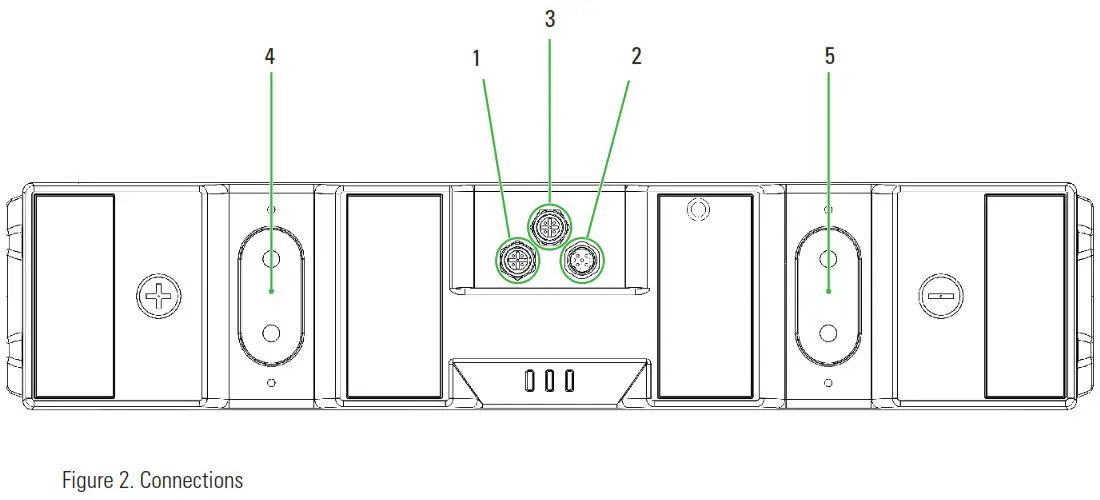SUPER B Nomada 12V105Ah 12V Lithium Iron Phosphate Battery - Connections