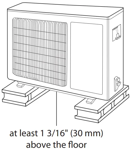 Installation of outdoor unit
