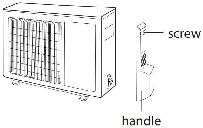 Connect indoor and outdoor pipes 