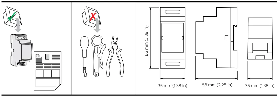 PHILIPS-DDTC001-Dynalite-Din-Rail-Mount-Time-Clock-fig-1