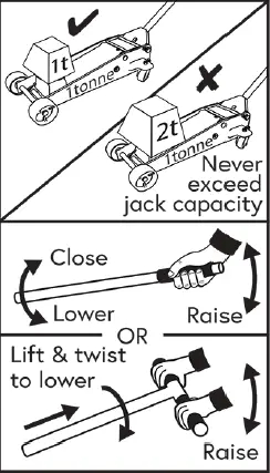 SEALEY 4040A.V3 Series 4 Tonne Trolley Jack with Rocket Lift fig 3