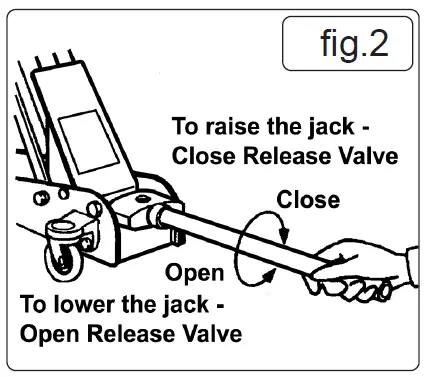 SEALEY 4040A.V3 Series 4 Tonne Trolley Jack with Rocket Lift fig 6