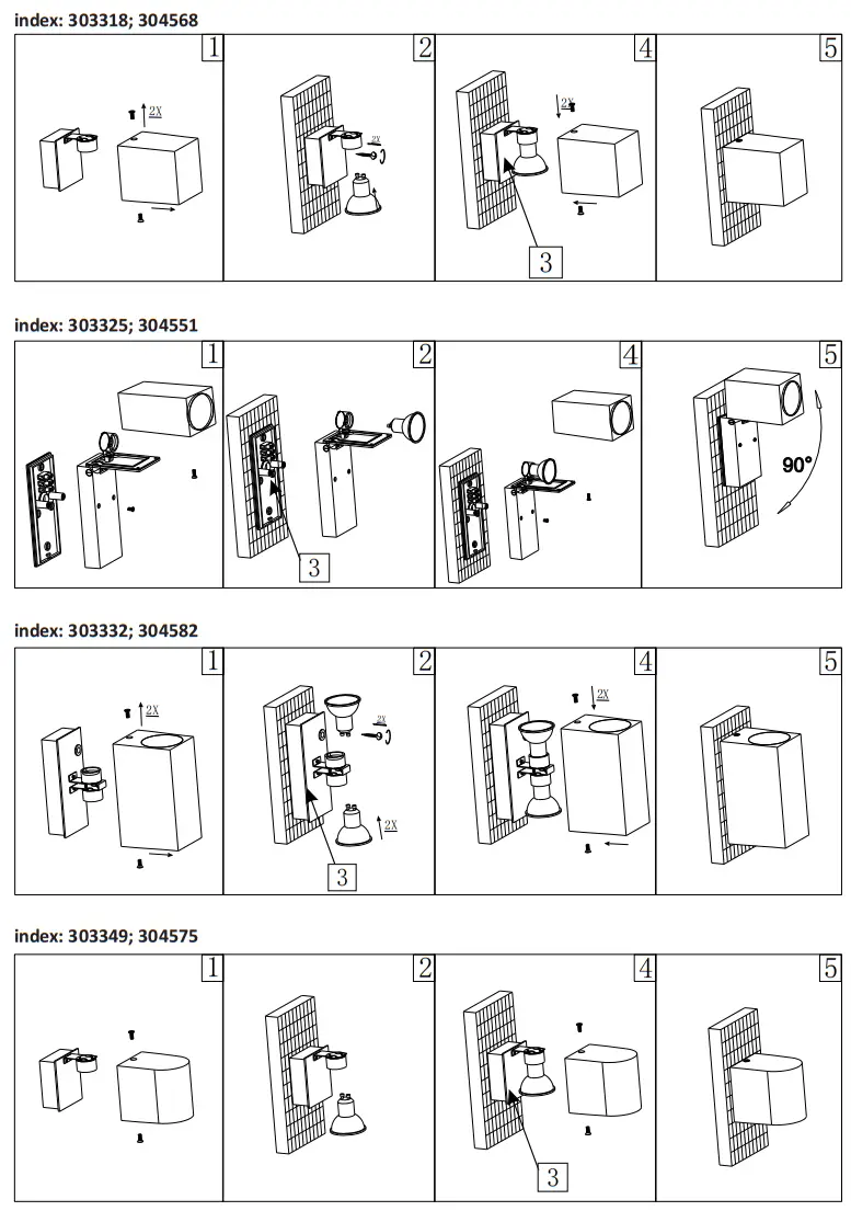 Luciamo SDHP-PLCL 3 BZ 0169 BOSTON Outdoor Wall Light - fig