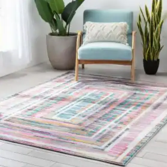 Well-Woven-PAL-56-7 Vintage-Modern-Solid-and-Striped-Area-Rug