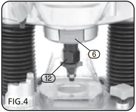 DRAPER PT1202VSF 1200W 230V Variable Speed Router - fig 4