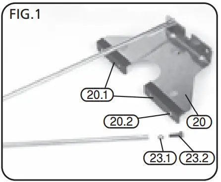 DRAPER PT1202VSF 1200W 230V Variable Speed Router - fig