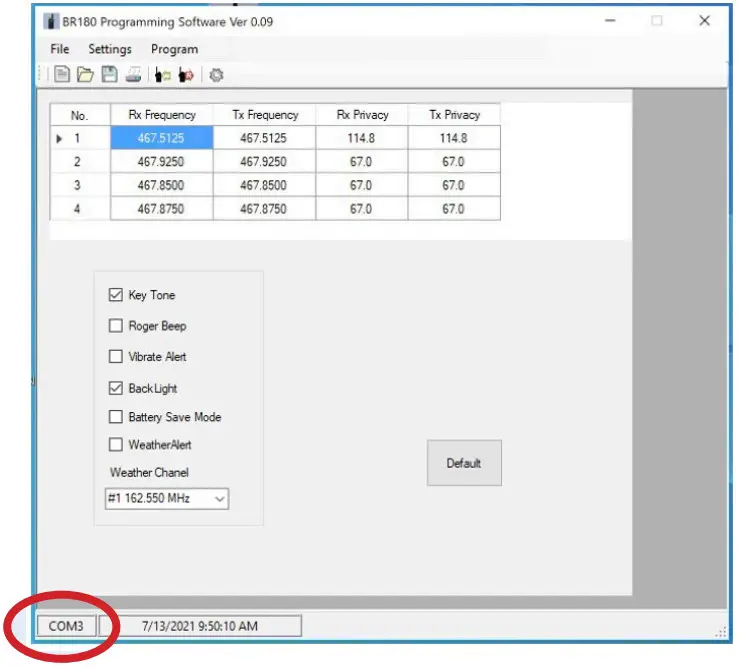 MIDLAND BR 180 Business Radio - fig 10