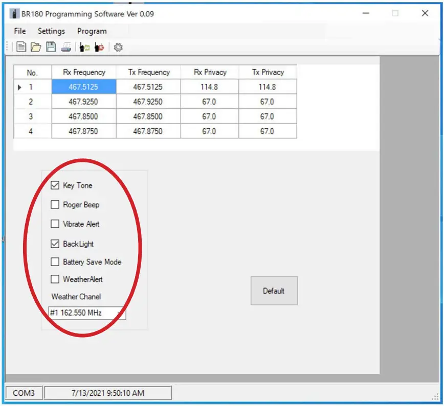 MIDLAND BR 180 Business Radio - fig 13