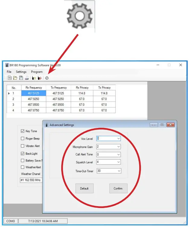 MIDLAND BR 180 Business Radio - fig 15