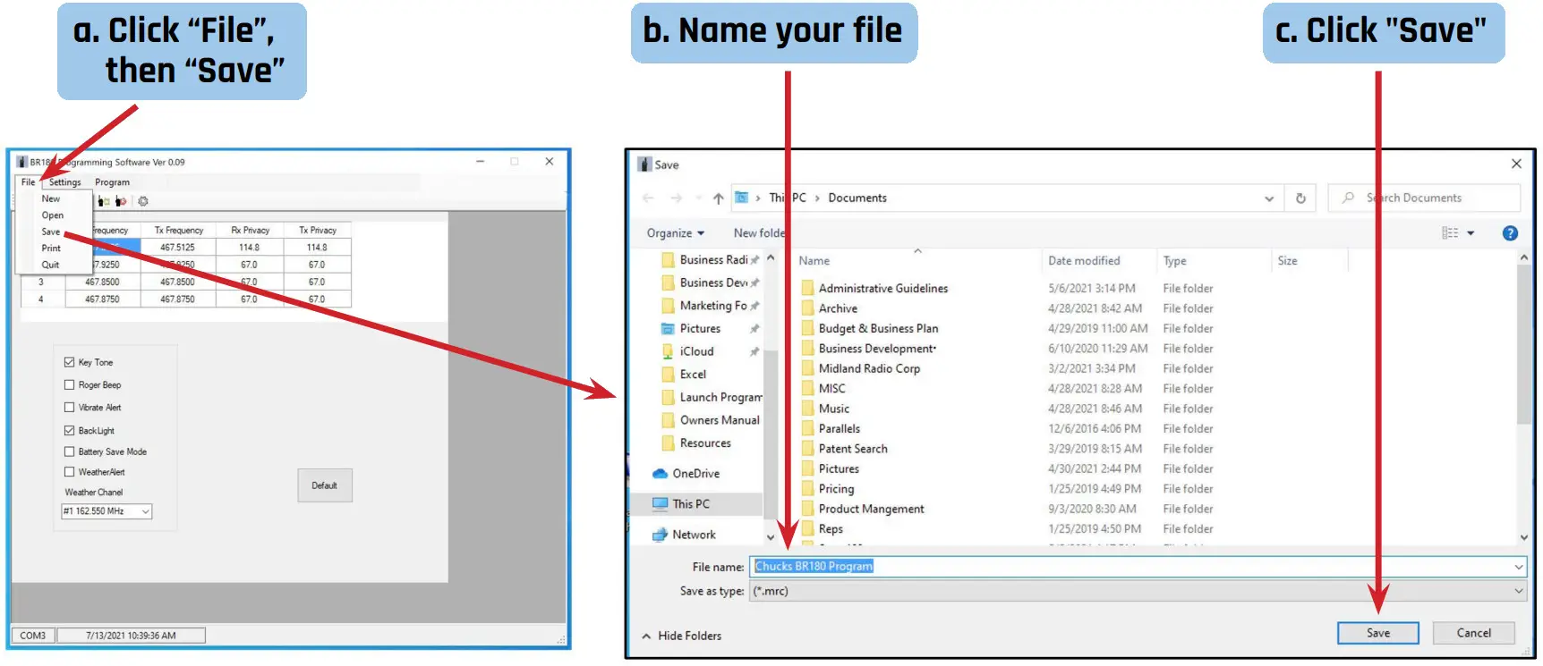 MIDLAND BR 180 Business Radio - fig 16