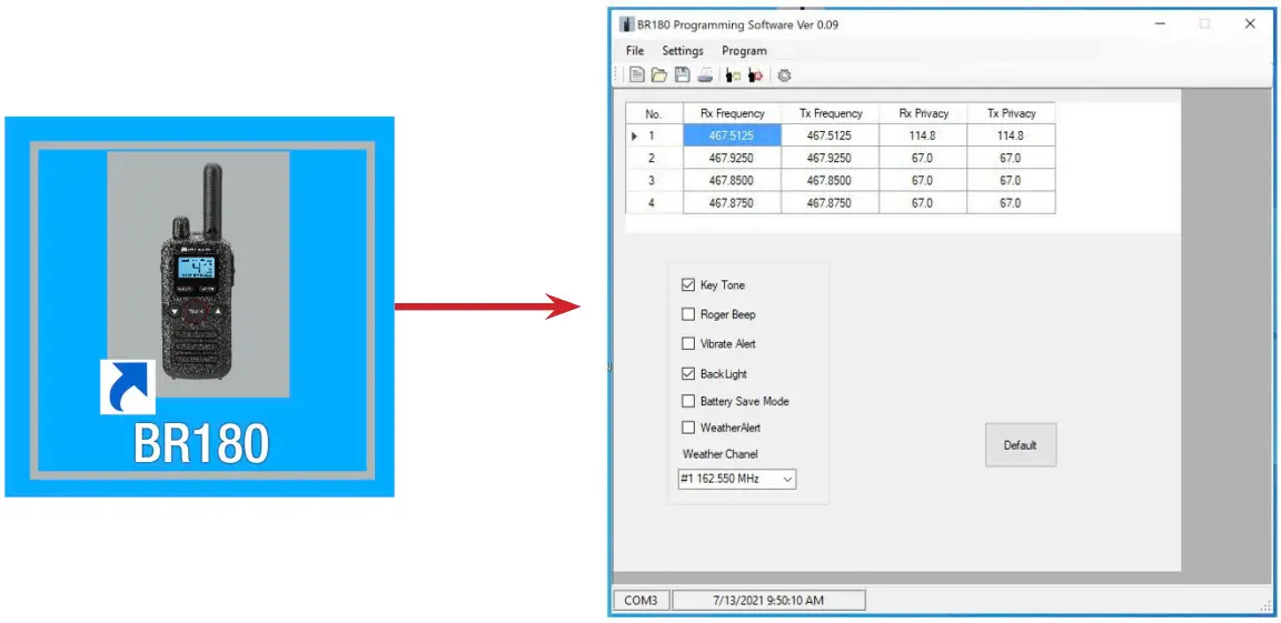 MIDLAND BR 180 Business Radio - fig 9
