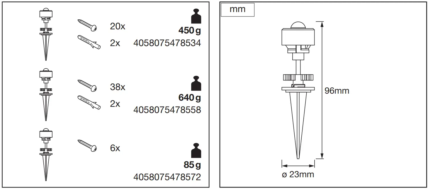 LEDVANCE 39189 Extension Smart Plus Garden Dot - fig 1