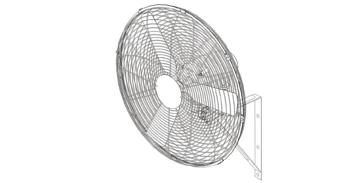 Tornado Hi-fan-24mowf-wr-1p 24 Inch Outdoor Rated Water Resistant High Velocity Metal Oscillating Wall Fan Instruction Manual