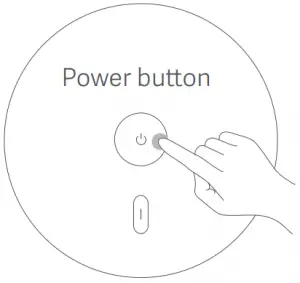 Press to turn on/off