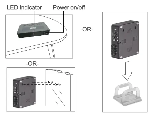 OSD AUDIO NERO WRSKII Wireless Rear Speaker Kit - LED Indicator