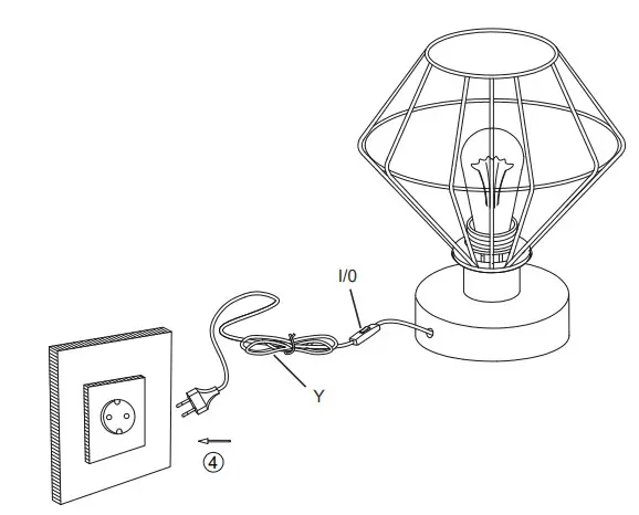 LeuchtenDirekt KASKA E27 Table Lamp - Figure 2