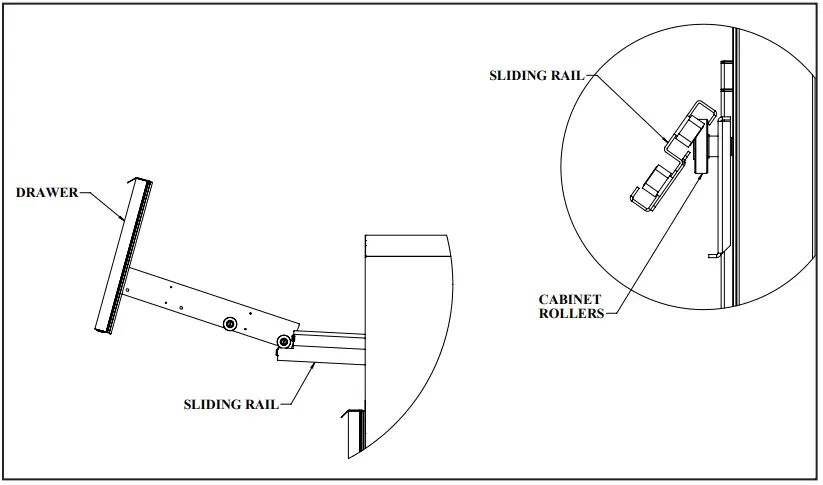 Traulse UPT276 D SB 27 2 Drawer Stainless Steel Back Refrigerated Sandwich Prep Table - Fig 10