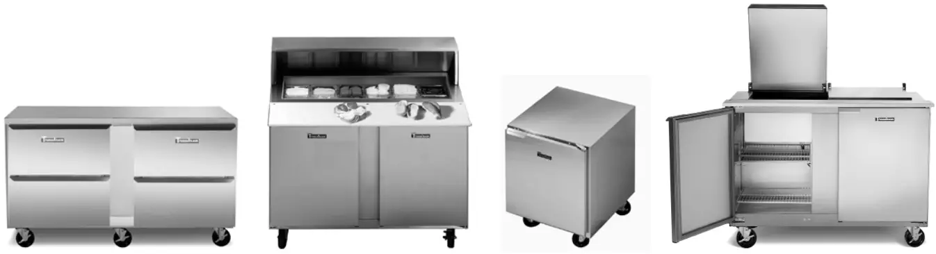 Traulse UPT276 D SB 27 2 Drawer Stainless Steel Back Refrigerated Sandwich Prep Table