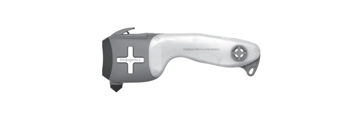 Quell 136664 Carbon Monoxide Detector 6 In 1 Rescue Tool User Guide