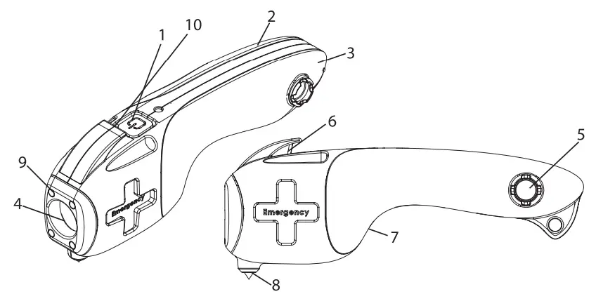 QUELL-136664-Carbon-Monoxide-Detector-6-in-1-Rescue-Tool-FIG-1