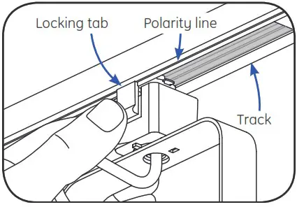 GE current IND477 Lumination LED Track Light - Fixture Installation 1