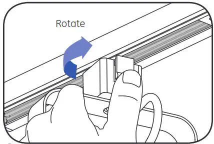 GE current IND477 Lumination LED Track Light - Fixture Installation 2