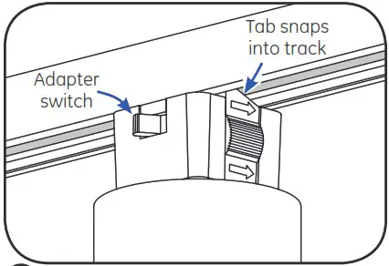 GE current IND477 Lumination LED Track Light - Fixture Installation Lightolier Track 3