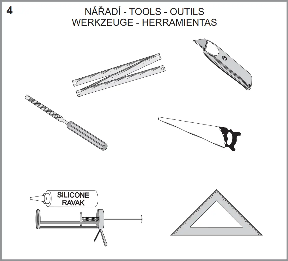 RAVAK XB461100001 Bath Cover Rail - Fig 3