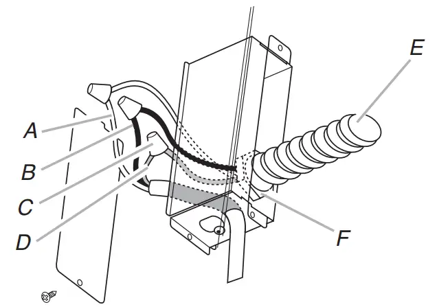 KitchenAid LI3ZAB W11374532B 30 36 and 48 Inch Canopy Range Hood - White wires