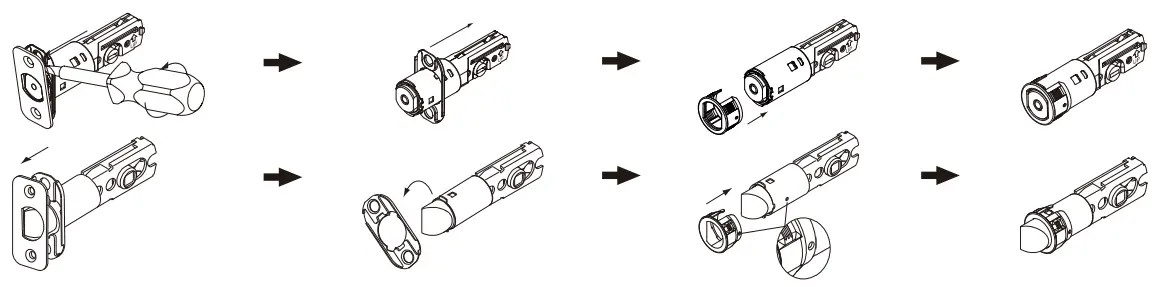 Attach the correct faceplate 1