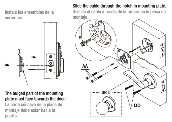 INSTALLING THE LOCK ASSEMBLIES 1