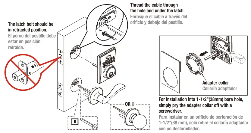INSTALLING THE LOCK ASSEMBLIES