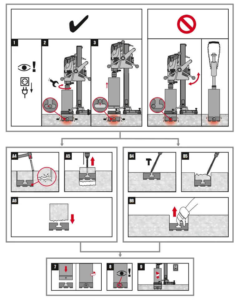HILTI SPX H BS Diamond Core Drill Bits