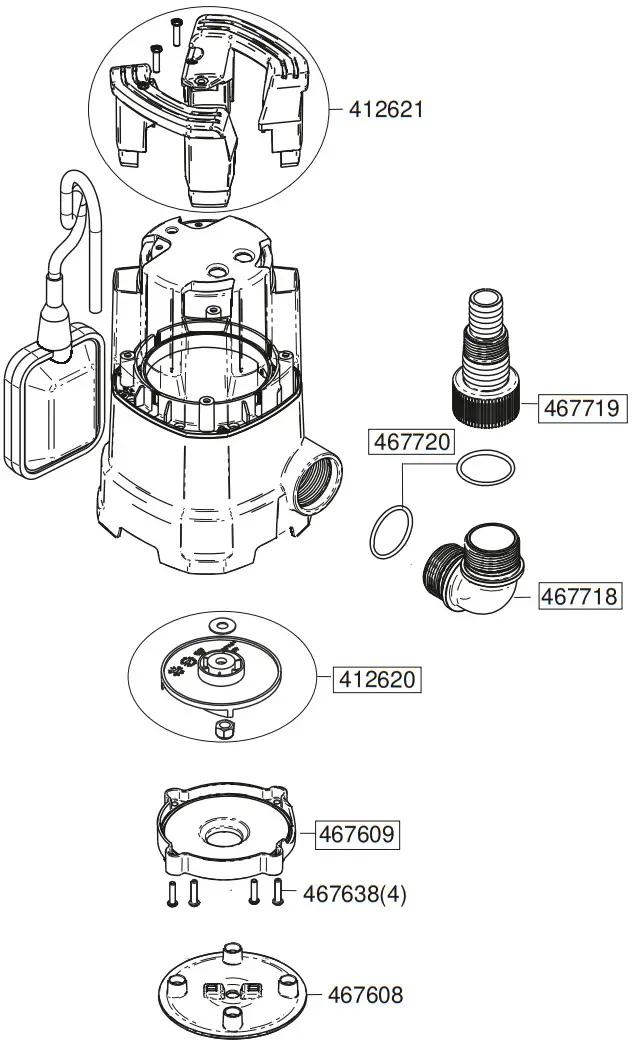 AL KO SUB 6500 250W Electric Submersible Water Pump - Figure 4