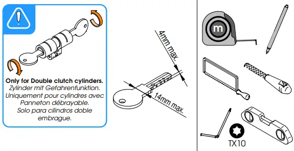 SALTO DCSLAH Key Turner Adapter Swiss Profile-FIG5
